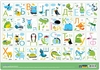 Килимок для ліплення та творчості, 38,5х27 см, мікс Алфавіт MX61480-06 Cool for School