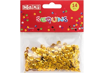 Паєтки для декорування, діаметр 6 мм, 14 г MX61708 (1)