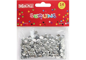 Паєтки для декорування, діаметр 6 мм, 14 г MX61709 (1)