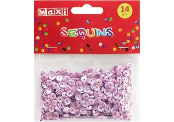 Паєтки для декорування, діаметр 6 мм, 14 г MX61712 (1)