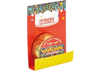 Стрічка декоративна з фольги голографічна 15мм*3м MX62033 (1)