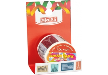 Стрічка декоративна з принтом 35мм*2м MX62043 (1)