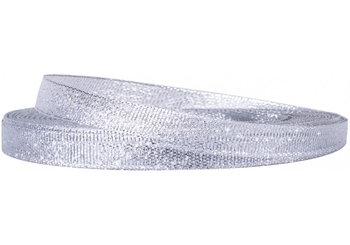 Стрічка парча срібляста 0,5 см, довжина 22 м MX62228-S Maxi