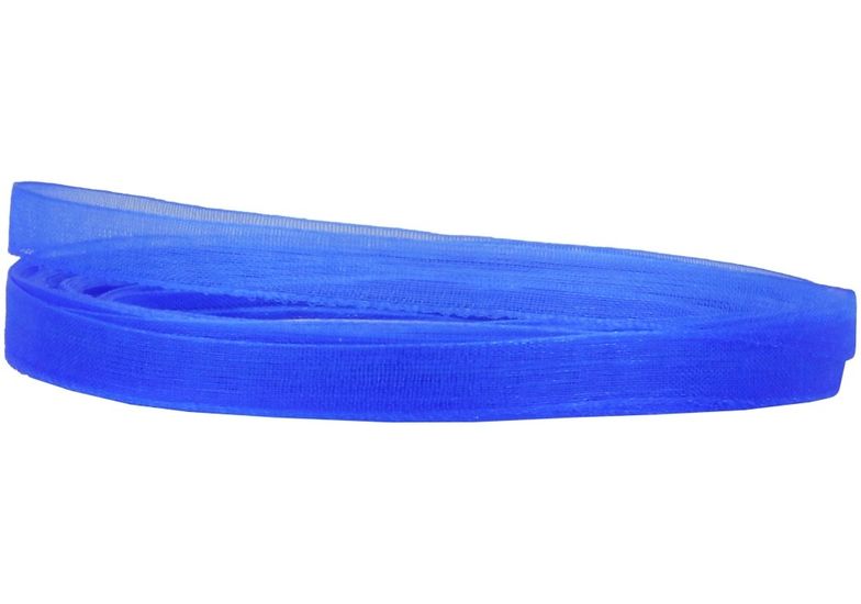 Декоративна стрічка органза, ширина 0,5 см, довжина 22,86 м, синій MX62479-1040 Maxi