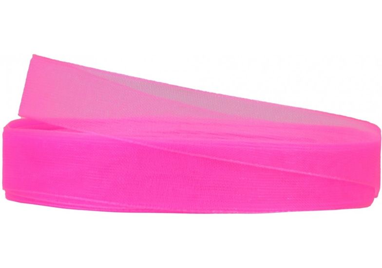 Декоративная лента органза, ширина 1,2 см, длина 22,86 м, насыщенный розовый MX62491-1014 Maxi