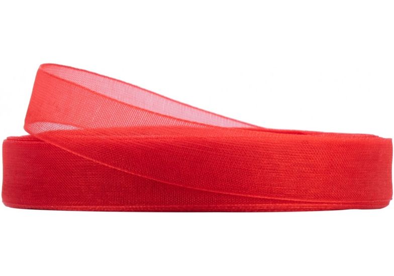 Декоративная лента органза, ширина 1,2 см, длина 22,86 м, красный MX62493-1026 Maxi