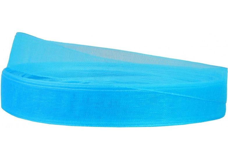 Декоративная лента органза, ширина 1,2 см, длина 22,86 м, насыщенный голубой MX62502-BK15 Maxi