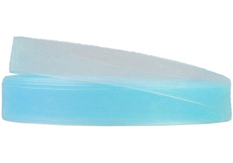 Декоративная лента органза, ширина 1,2 см, длина 22,86 м, небесный голубой MX62503-BK27 Maxi