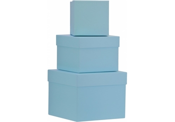 Подарункова коробка, 3 шт в наборі (S:12х12х10 см; M:16х16х12 см; L:20х20х16 см) MX62715 Maxi
