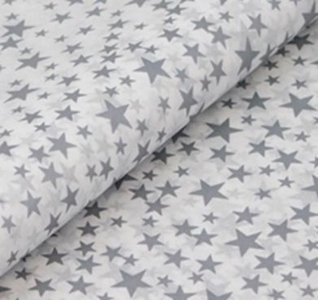 Папір тішью, 50х70 см, щільність 20 г/м2 Silver Stars MX62826 Maxi