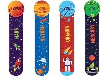 Закладка, мікс Space MX69109-01 Cool for School