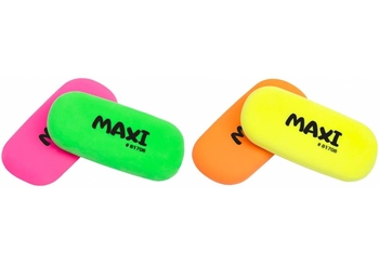 Ластик мягкий цветной овальный, микс Мини MX81708 Maxi