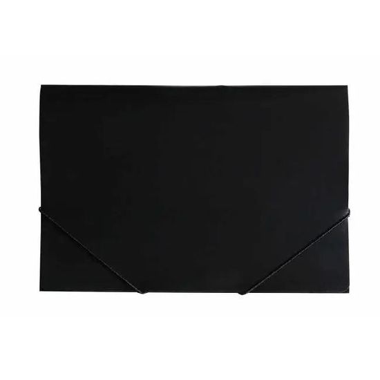Папка А4, на резинках, под нанесение логотипов, черная N31601-51 Economix Папка А4, на резинках, под нанесение логотипов, черная N31601-51 Economix