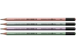Олівець чорнографітний Optima PEARL HB корпус асорті, загострений O15537 (12)