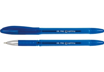 Ручка масляна синя 0,5 мм OIL PRO O15616-02 Optima