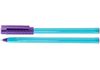 Ручка кулькова OPTIMA HYPE 0,7 mm. Корпус блакитний, пише фіолетовим O15690 (50)