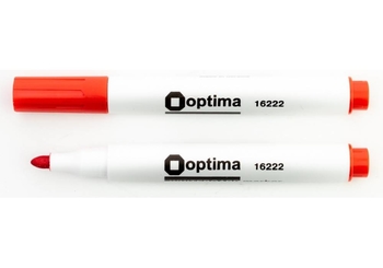 Маркер для дошки червоний, 2-3 мм O16222 Optima