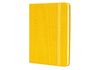Деловая записная книжка SQUARE, А6, твердая обложка, резинка, кремовый блок линия, желтый O20386-05 (1)
