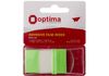 Стикеры-закладки Optima, 45х25, зеленые, 50 шт. O25533-13 (6)