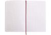 Деловая записная книжка NAMIB, А5, твердая обложка, резинка, белый блок клетка, синий O27101-02 (1)