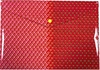 Папка-конверт А4, на кнопке Strawberry O35250 Optima