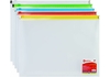 Папка-конверт А4, на застібці zip-lock, мікс O35544 Optima