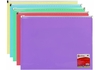 Папка-конверт А4, на застежке zip-lock, микс Pastel O35545 Optima