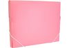 Папка-бокс А4, на резинках, пастельная розовая O35616-89 Optima