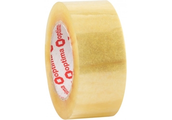 Стрічка клейка пакувальна (скотч) Optima Extra, прозора, 48мм*140м O45330 (6)