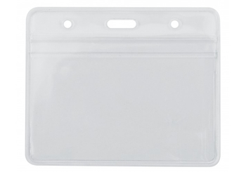 Бейдж подвесной горизонтальный, размер 108х70 мм, с замком zip lock O45611 Optima