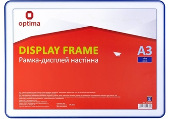 Настенная рамка-дисплей А3, размер вкладыша 42х29,5 см O45670 Optima