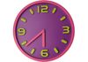 Годинник настінний пластиковий, рожевий MAGIC O52100 Optima