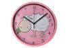 Годинник настінний пластиковий, рожевий LITTLE LAMB O52104 Optima