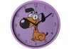 Годинник настінний пластиковий, фіолетовий LITTLE DOG O52105 Optima