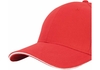 Кепка взрослая 6-ти панельная, красная WIMBLEDON O98603-03 Optima
