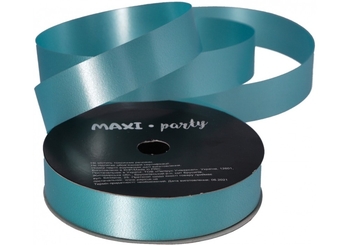 Стрічка для декору бірюзова 18 мм, довжина 9,15 м R18-10S(36CB)-S30 Maxi