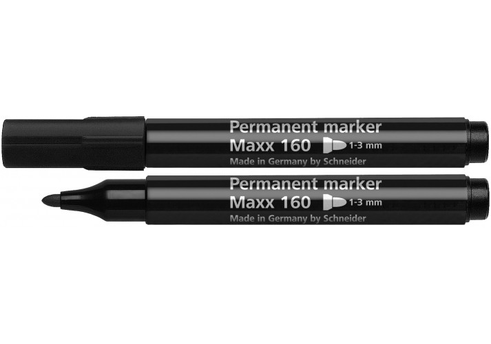 Маркер перманентний чорний, 2-3 мм MAXX S116001 Schneider Маркер перманентний чорний, 2-3 мм MAXX S116001 Schneider