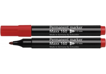 Маркер перманентный красный, 2-3 мм MAXX S116002 Schneider