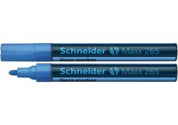 Маркер крейдовий SCHNEIDER MAXX 265 2-3 мм, блакитний S126510 (10)