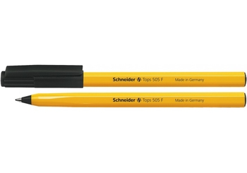 Ручка шариковая чёрная 0.5 мм TOPS 505 F S150501 Schneider