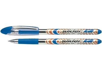 Ручка масляна Schneider SLIDER F синя S151003 (10)