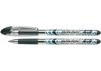 Ручка масляна чорна 0,7 мм SLIDER М S151101 Schneider
