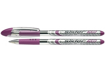 Ручка масляна SCHNEIDER SLIDER XB 1,2 мм, колір чорнил фіолетовий S151208 (10)