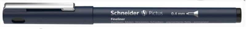 Лінер чорний 0,4 мм PICTUS S197401 Schneider