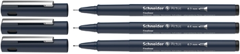 Набір лінерів чорних (0,3 мм, 0,5 мм, 0,7 мм), 3 шт в упаковці PICTUS S197593 Schneider