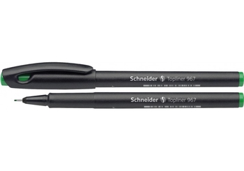 Ручка капілярна-лайнер Schneider 967 зелена S9674 (10)