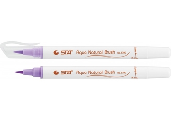 Маркер-пензлик акварельний STA 3700 AQUA NATURAL BRUSH 3700, мальва STA3700-19 (1)