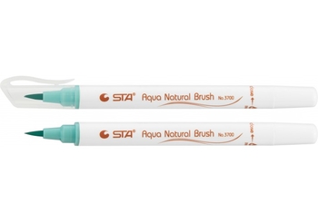 Маркер-пензлик акварельний STA 3700 AQUA NATURAL BRUSH 3700, м'ятний STA3700-35 (1)