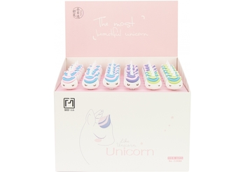 Ручка гелевая синяя 0,6 мм, микс Unicorn Z19080 Maxi