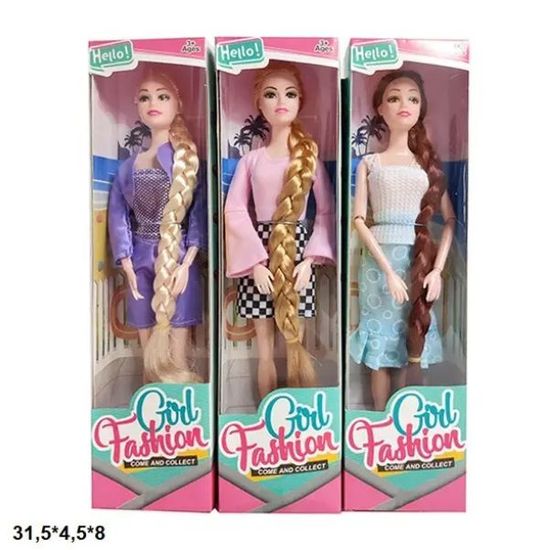 Лялька, 28 см, мікс Fashion Girl 875